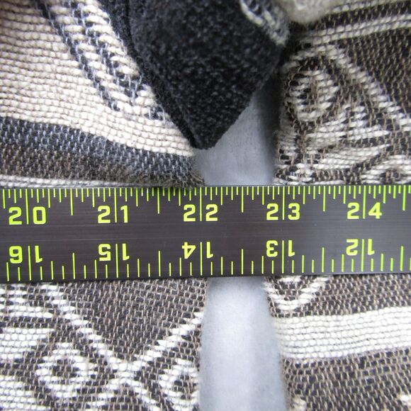 Anu By Natural Cotton Winter Snowflake Print Blazer Jacket Size Medium Lagenlook - Picture 8 of 10